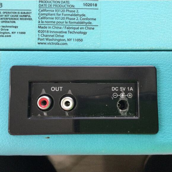 Victrola Journey Bluetooth Portable Record Player Turquoise - Picture 7 of 10